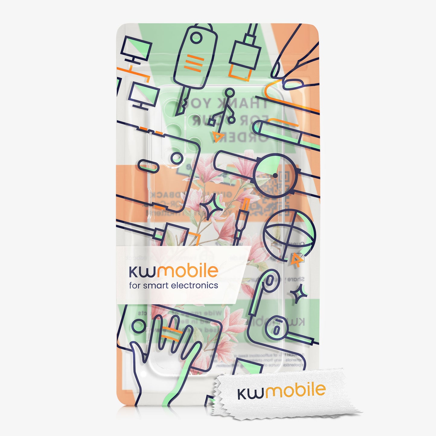 kwmobile Case Compatible with Samsung Galaxy A13 4G - Silicone transparent