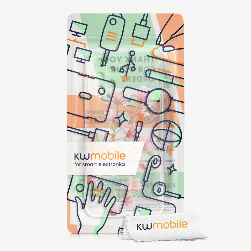 kwmobile Case Compatible with Samsung Galaxy A13 4G - Silicone transparent