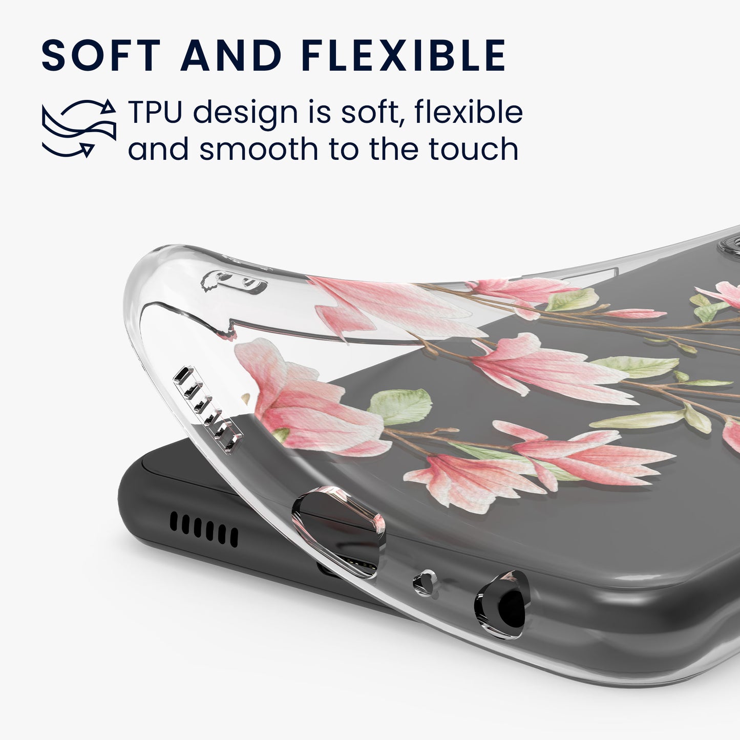 kwmobile Case Compatible with Samsung Galaxy A13 4G - Silicone transparent