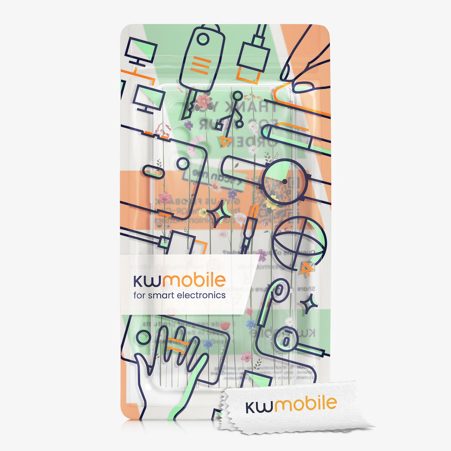 kwmobile Case Compatible with Samsung Galaxy A53 5G - Transparent Silicone Cover