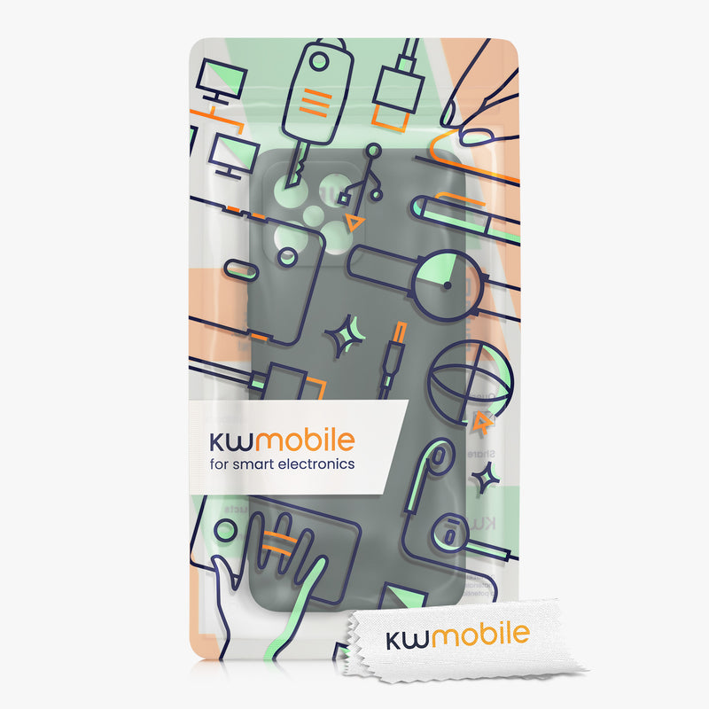 kwmobile Phone Case for HONOR X8 Soft Silicone Mobile Phone Case Protective Cover