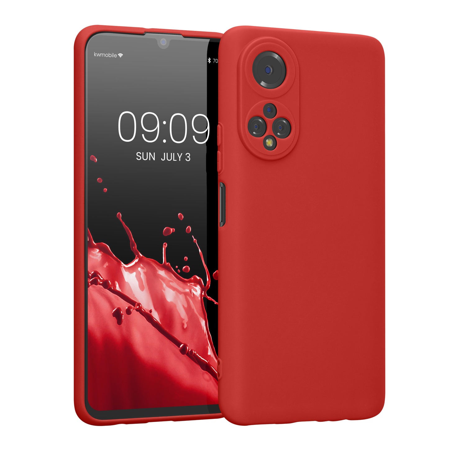 kwmobile Phone Case for HONOR X7 Case - Soft Phone Silicone Case - Protective Cover