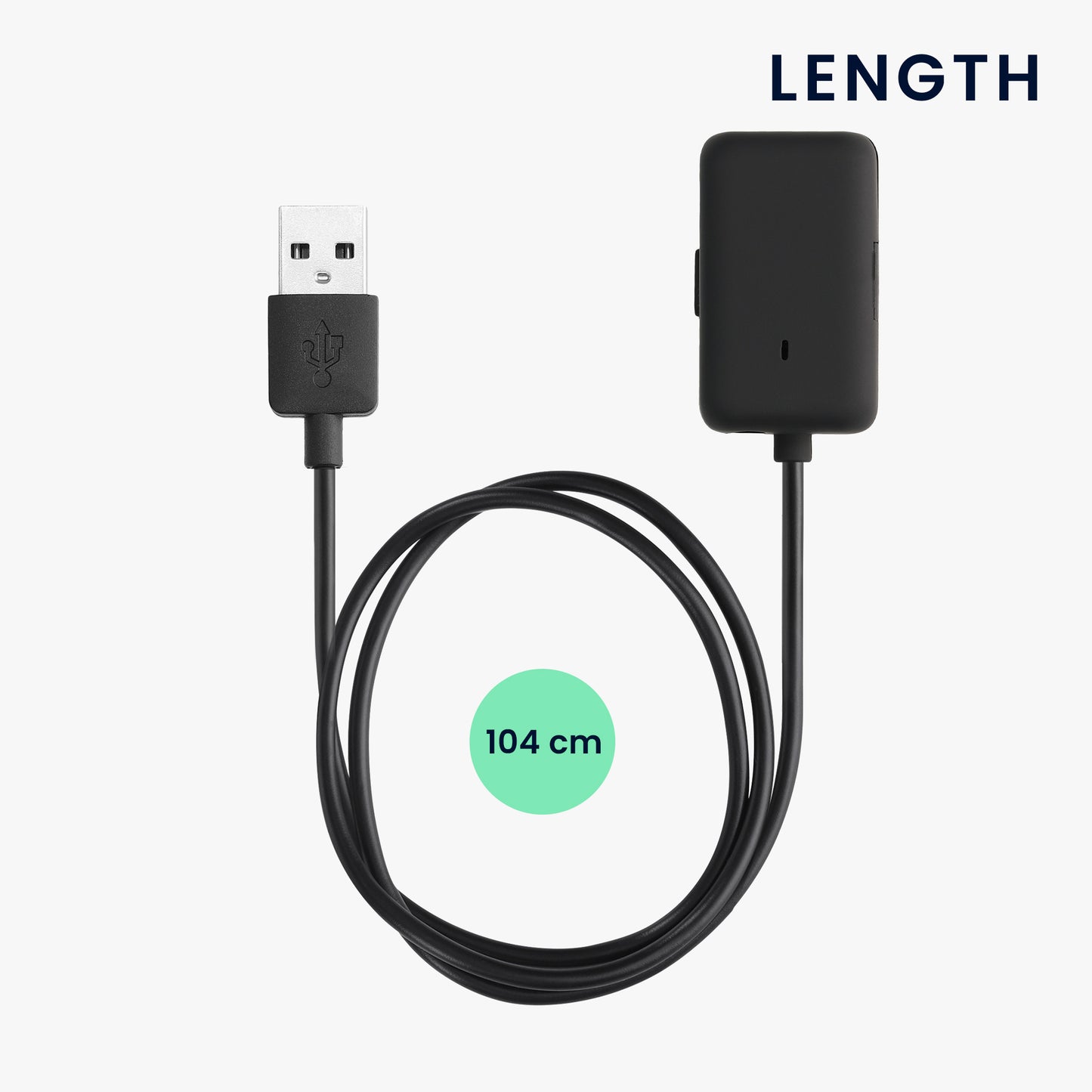kwmobile USB Cable Charger compatible with AfterShokz Xtrainerz AS700 / OpenSwim S700 Charging Cable Smartwatch Replacement Cable Fitness Tracker Charging Cable