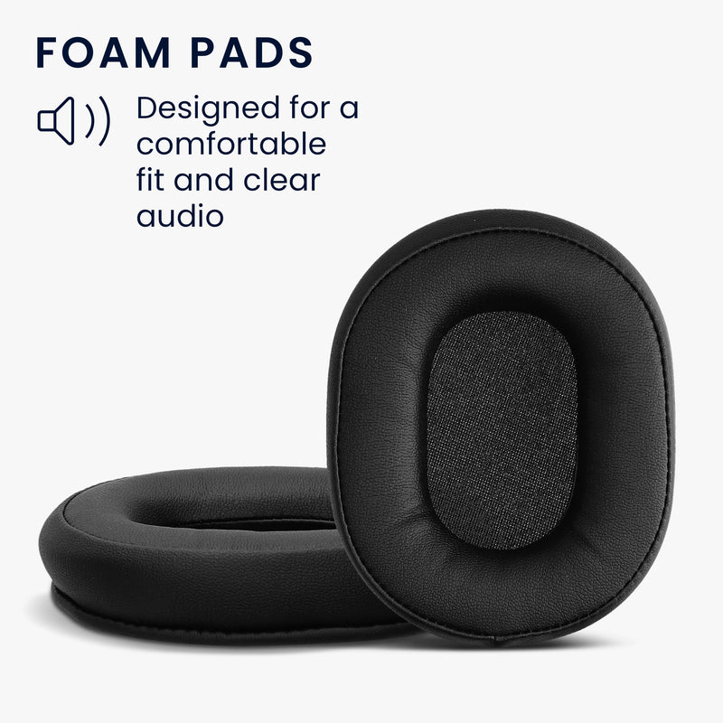 kwmobile Ear Pads for Audio Technica ATH - MSR7 M30 M40X M50X Ear Cushions Replacement Headphone Spare Parts Headphone Replacement Pads Over Ear Headphones