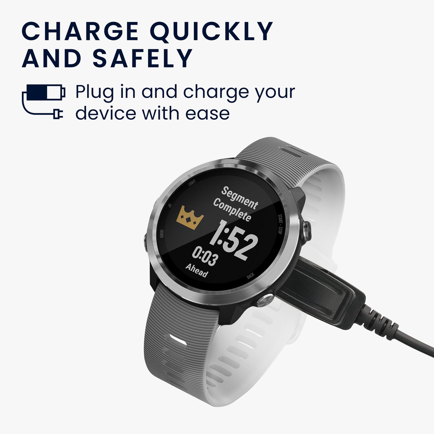 Charging Cable for Garmin Forerunner 645 / 645 Music / 230 / 235 / 30 / 35
