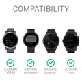 kwmobile 10x Dust Protection compatible with Garmin Venu / Forerunner / Vivomove / Fenix - Dust Plugs Charging Port - Cover