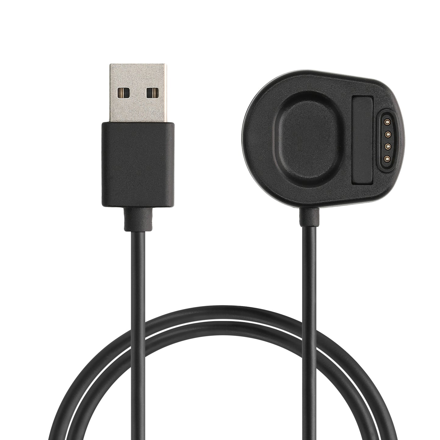 kwmobile USB Kabel Charger kompatibel mit Suunto 7 Ladekabel - Smart Watch Ersatzkabel - Fitnesstracker Aufladekabel in Schwarz Schwarz  