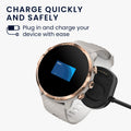 kwmobile USB Cable Charger compatible with Suunto 7 Charging Cable Smartwatch Replacement Cable Fitness Tracker Charger