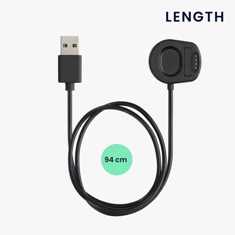 kwmobile USB Cable Charger compatible with Suunto 7 Charging Cable Smartwatch Replacement Cable Fitness Tracker Charger
