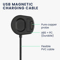 kwmobile USB Cable Charger compatible with Suunto 7 Charging Cable Smartwatch Replacement Cable Fitness Tracker Charger