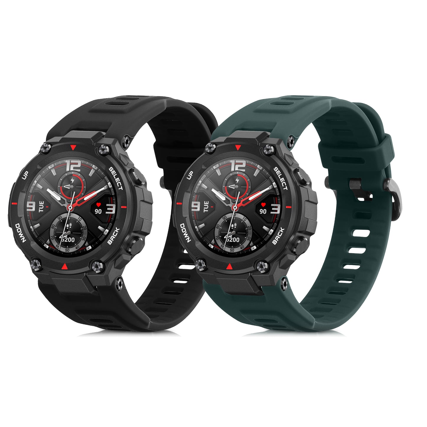 kwmobile Watch Strap for Huami Amazfit T-Rex / T-Rex Pro Strap Fitness Tracker Band Set Replacement Strap Smartwatch