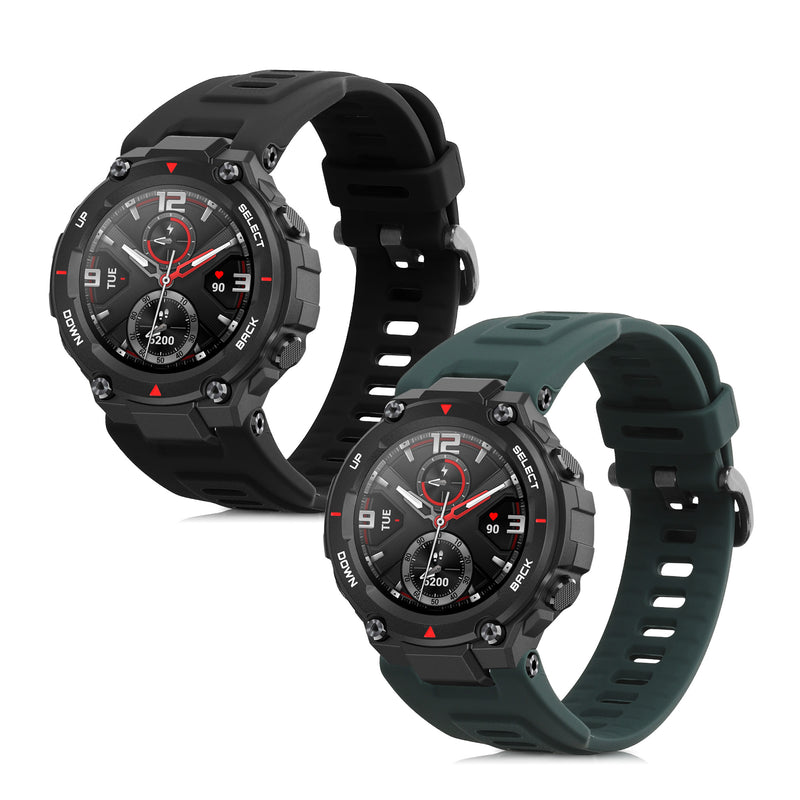 kwmobile Watch Strap for Huami Amazfit T-Rex / T-Rex Pro Strap Fitness Tracker Band Set Replacement Strap Smartwatch