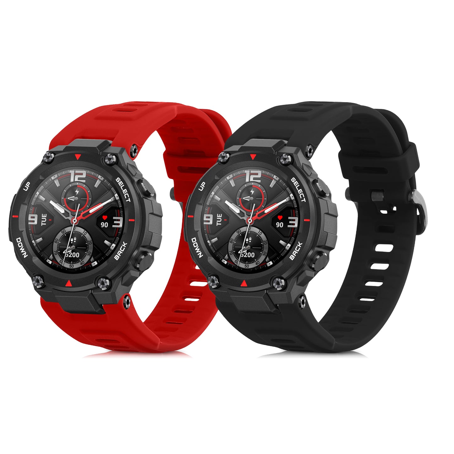 kwmobile Watch Strap for Huami Amazfit T-Rex / T-Rex Pro Strap Fitness Tracker Band Set Replacement Strap Smartwatch