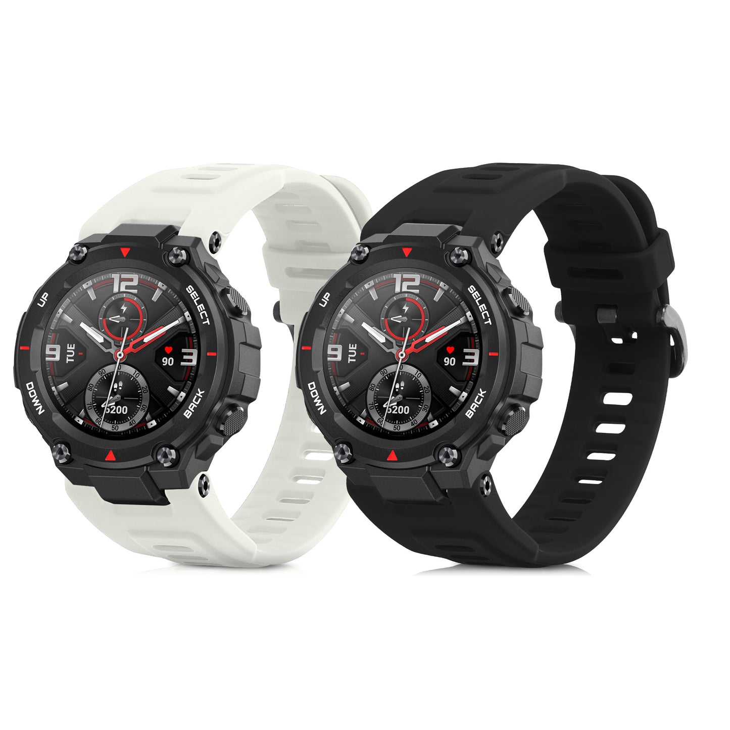 kwmobile Watch Strap for Huami Amazfit T-Rex / T-Rex Pro Strap Fitness Tracker Band Set Replacement Strap Smartwatch