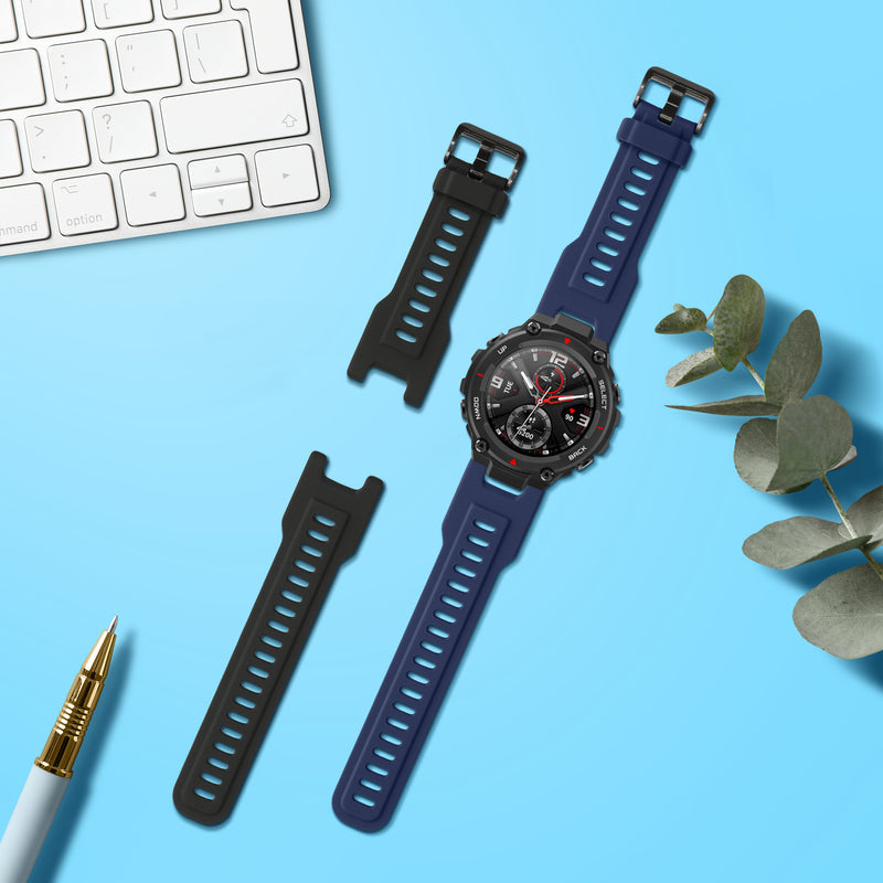 kwmobile Watch Strap for Huami Amazfit T-Rex / T-Rex Pro Strap Fitness Tracker Band Set Replacement Strap Smartwatch
