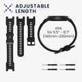 kwmobile Watch Strap for Huami Amazfit T-Rex / T-Rex Pro Strap Fitness Tracker Band Set Replacement Strap Smartwatch