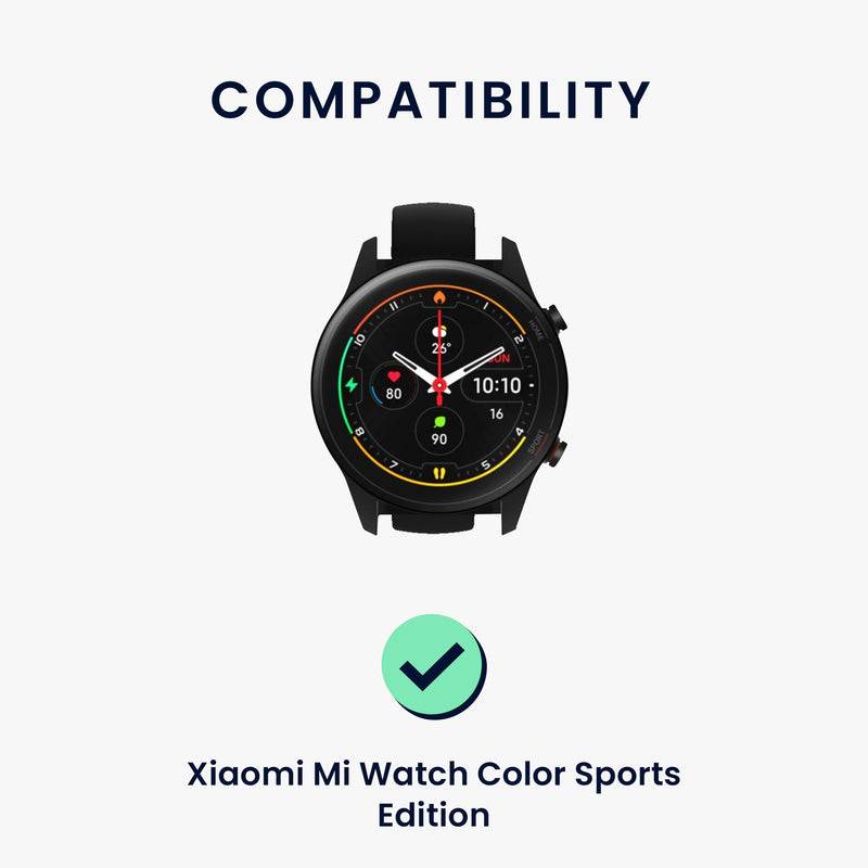 kwmobile Watch Strap for Xiaomi Mi Watch / Mi Watch Color Sport Band Fitness Tracker Band Set Replacement Strap Smartwatch