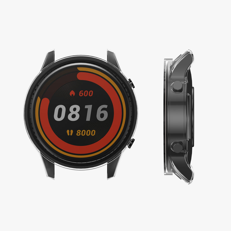 kwmobile Glass Case for Xiaomi Mi Watch / Mi Watch Color Sport Protective Full-Body Fitness Tracker Case Set