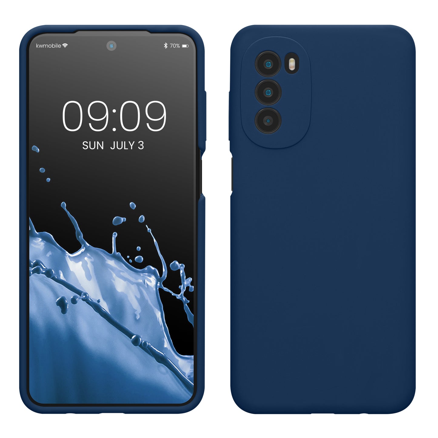 kwmobile Phone Case for Motorola Moto G52 / Moto G82 5G Case - Silicone - Wireless Charging - Protective Cover