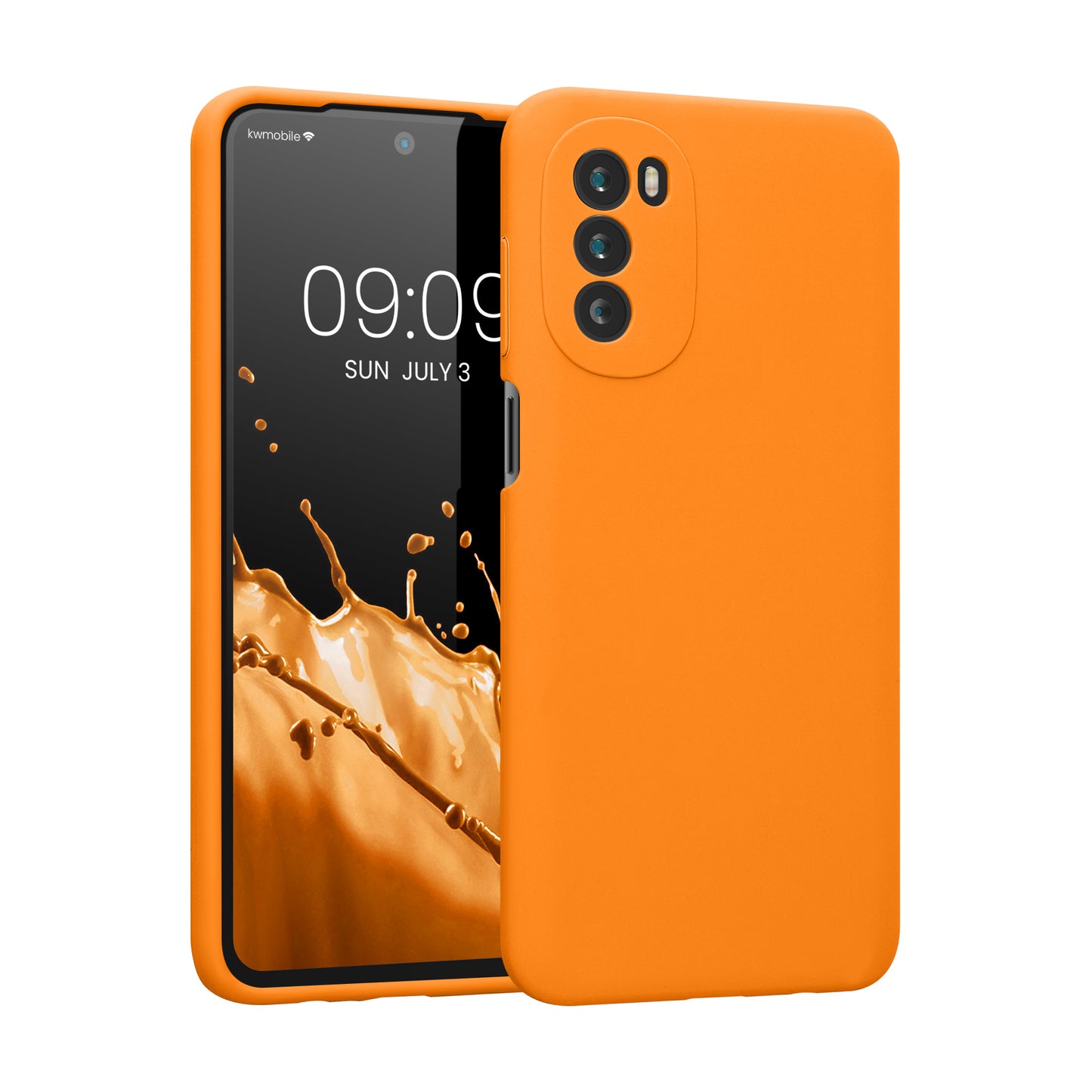 kwmobile Phone Case for Motorola Moto G52 / Moto G82 5G Case - Silicone - Wireless Charging - Protective Cover