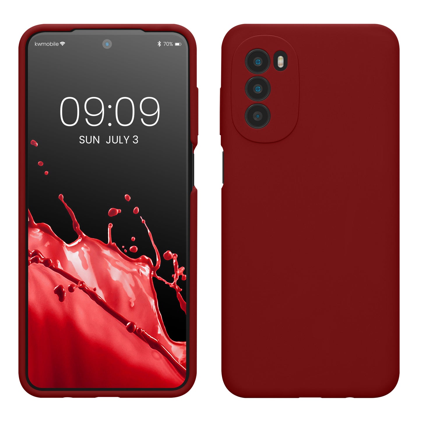 kwmobile Phone Case for Motorola Moto G52 / Moto G82 5G Case - Silicone - Wireless Charging - Protective Cover
