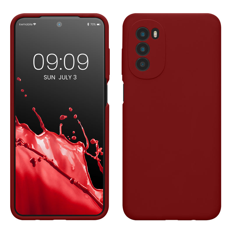 kwmobile Phone Case for Motorola Moto G52 / Moto G82 5G Case - Silicone - Wireless Charging - Protective Cover