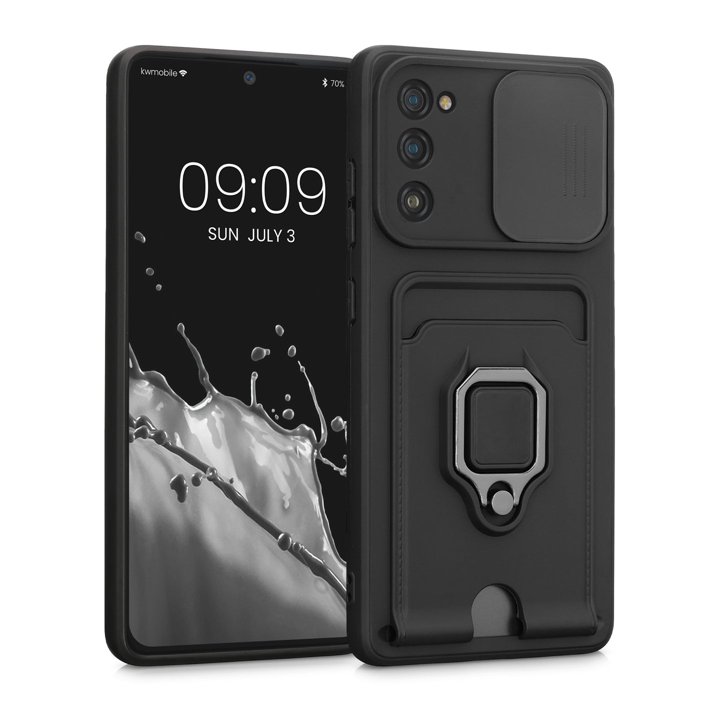 kwmobile Phone Case compatible with Samsung Galaxy S20 FE - Soft Case with Camera Protection - Card Slot