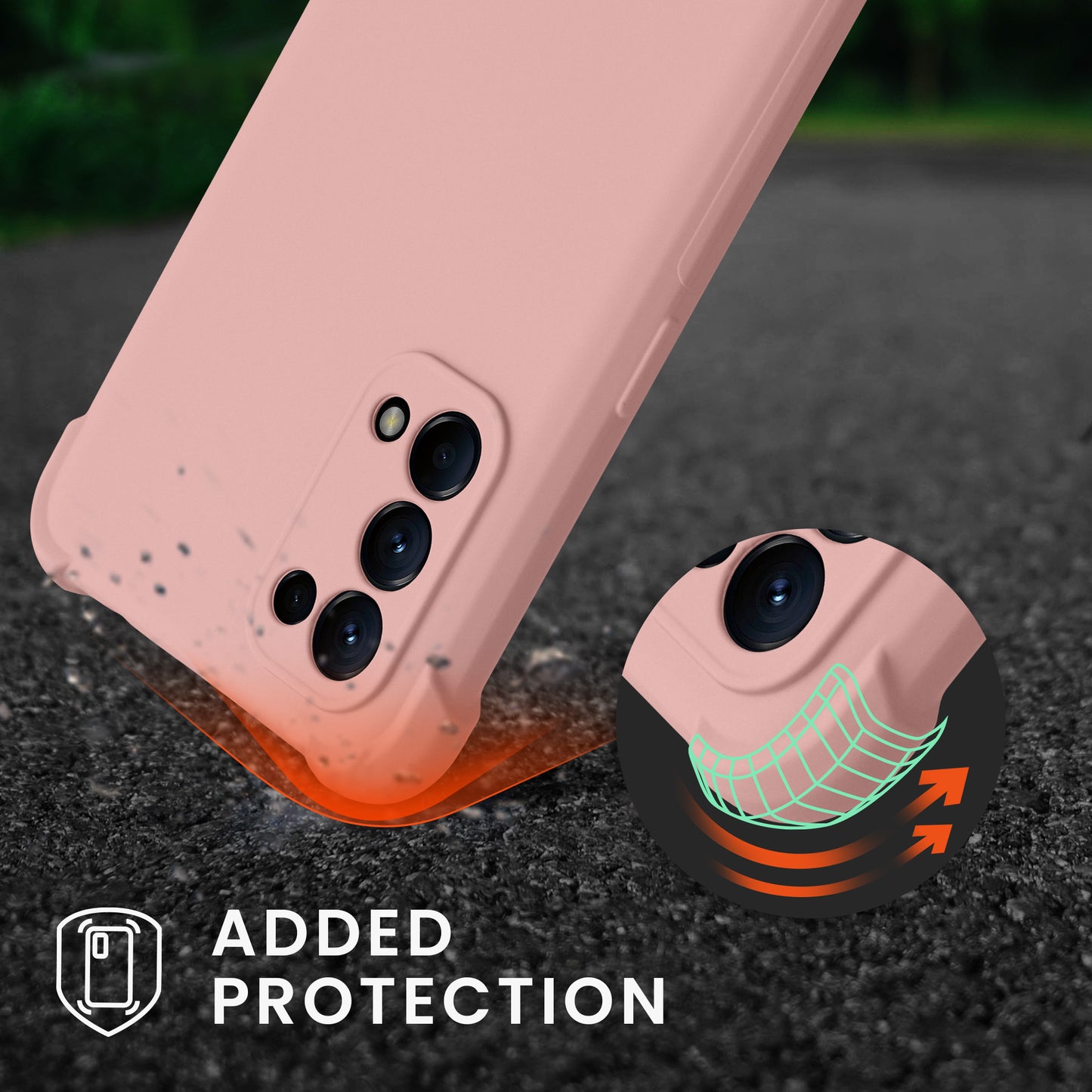 kwmobile Necklace Case Compatible with Oppo Find X3 Lite - Cover with Lanyard - Silicone Protective Case