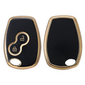 kwmobile Car Key Cover compatible with Renault Dacia 2-Button Car Key - Silicone Case Fob