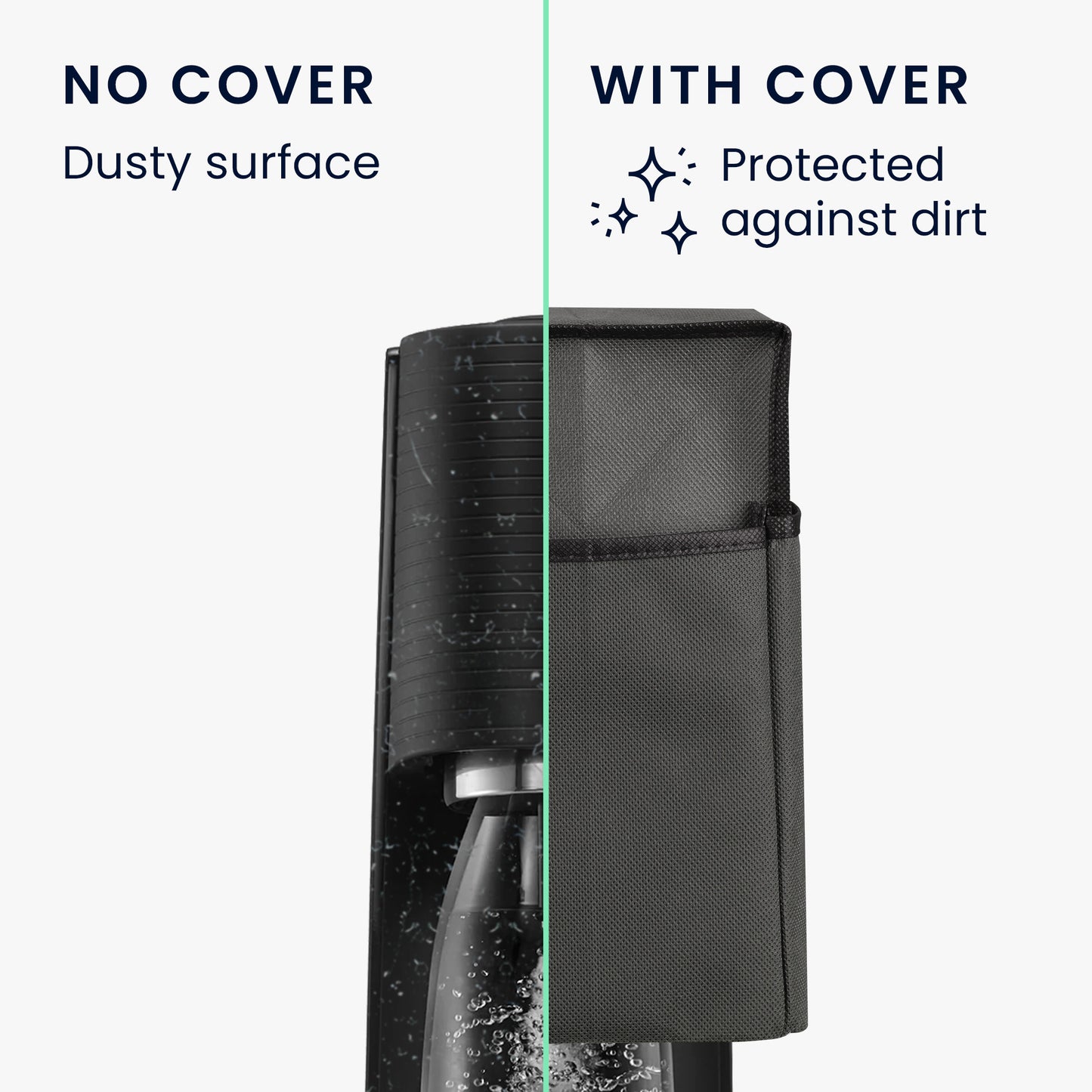 kwmobile Cover compatible with Soda Stream Terra Water Carbonator Protective Cover