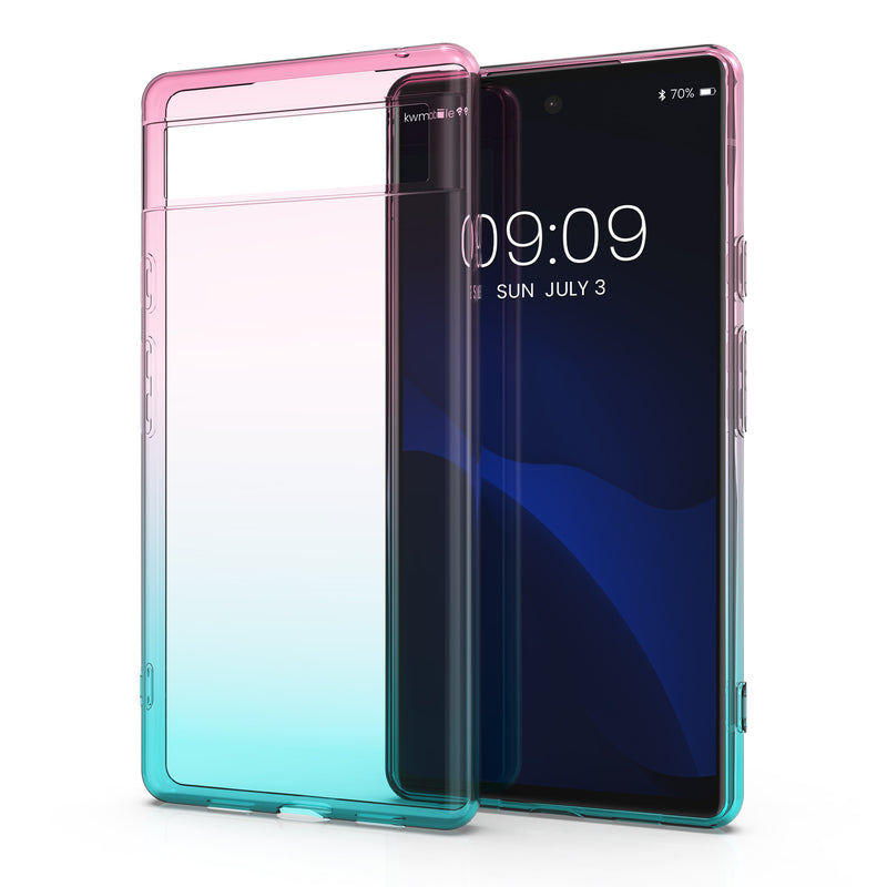 kwmobile Case Compatible with Google Pixel 6a - Phone Cover - Transparent