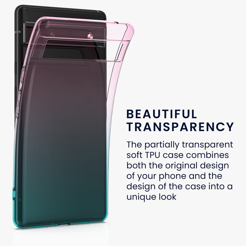 kwmobile Case Compatible with Google Pixel 6a - Phone Cover - Transparent