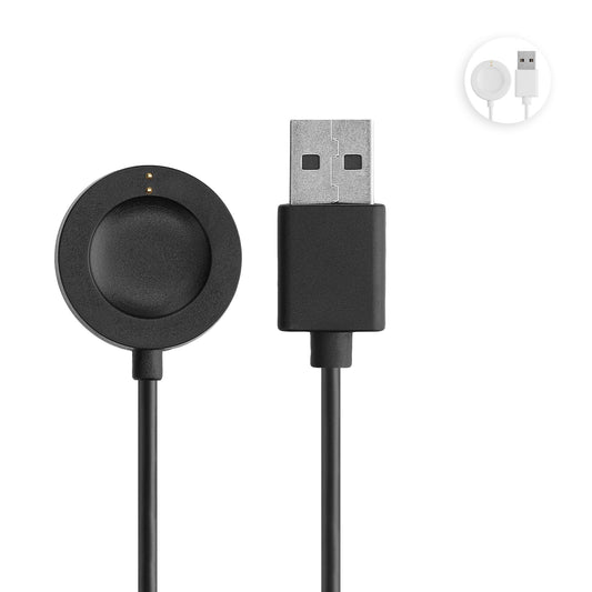 kwmobile USB Kabel Charger kompatibel mit Fossil Gen 6 5 4 Smartwatch / Skagen Falster 2 Ladekabel - Smart Watch Ersatzkabel - Fitnesstracker Aufladekabel in Weiß Weiß  