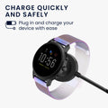kwmobile USB Cable Charger compatible with Fossil Gen 6 5 4 Smartwatch / Skagen Falster 2 Charging Cable Smart Watch Replacement Cable Fitness Tracker Charging Cable