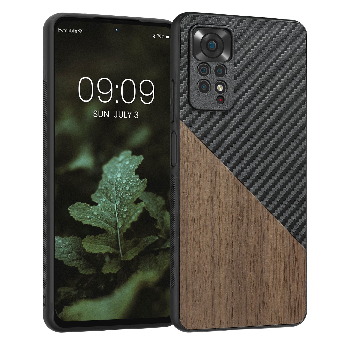 kwmobile Case Compatible with Xiaomi Redmi Note 11 Pro / Note 11 Pro (5G) / Note 12 Pro (4G) - Phone Case - Phone Protective Cover - Smartphone Cover