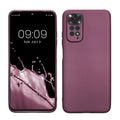 kwmobile Phone Case for Xiaomi Redmi Note 11 / Note 11S - Soft Silicone Metallic Shimmering Case - Protective Cover