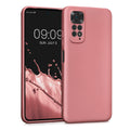kwmobile Phone Case for Xiaomi Redmi Note 11 / Note 11S - Soft Silicone Metallic Shimmering Case - Protective Cover