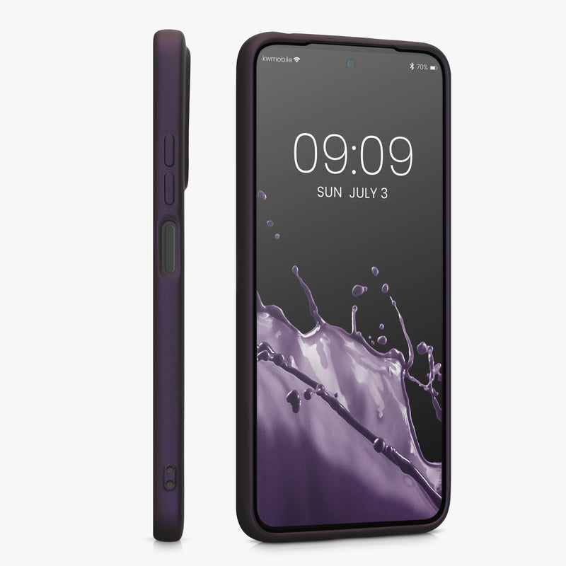 kwmobile Phone Case for Xiaomi Redmi Note 11 / Note 11S - Soft Silicone Metallic Shimmering Case - Protective Cover