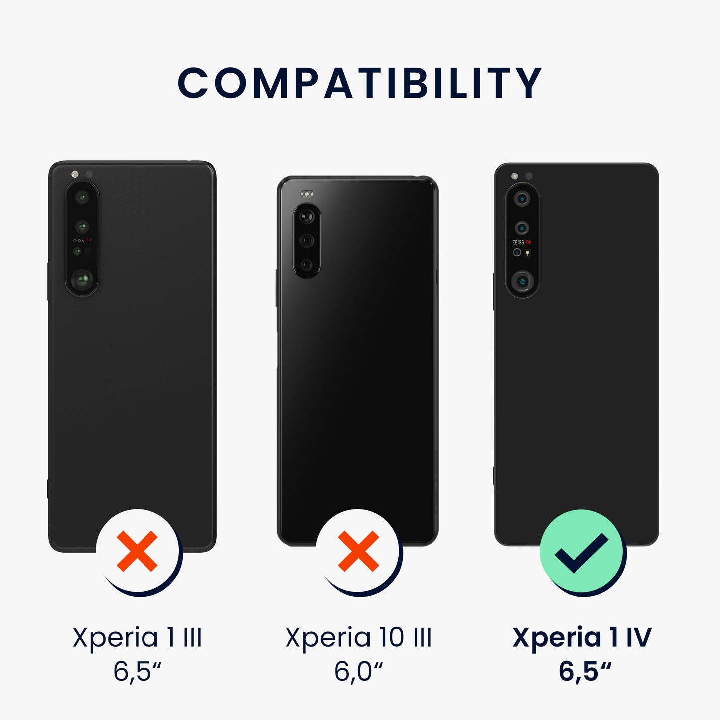 kwmobile Phone Case for Sony Xperia 1 IV