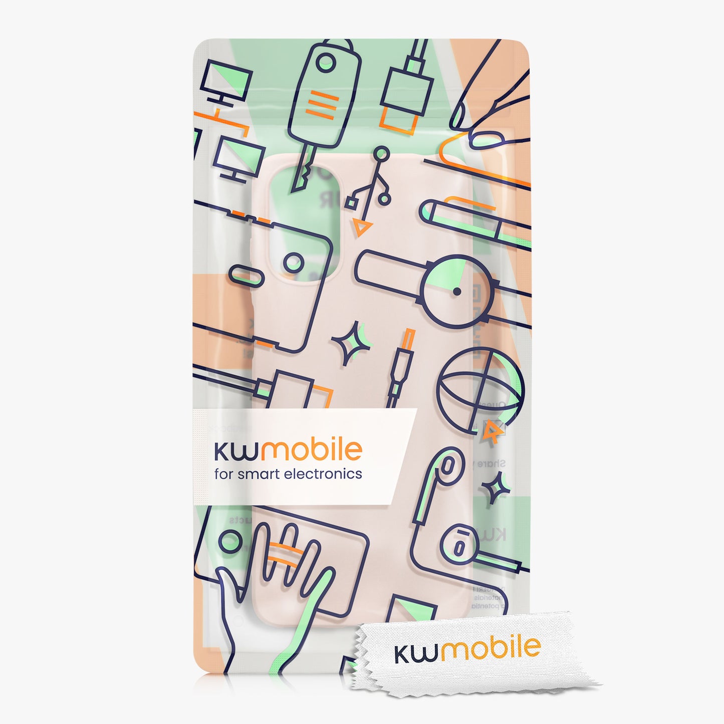kwmobile Phone Case for Motorola Moto E32 - Wireless Charging - Protective Cover