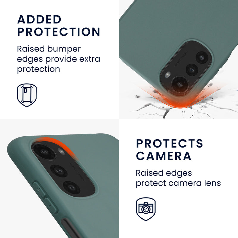 kwmobile Phone Case for Motorola Moto E32 - Wireless Charging - Protective Cover