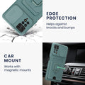 kwmobile Phone Case Compatible with Xiaomi Redmi Note 11 Pro / Note 11 Pro (5G) / Note 12 Pro (4G) - Soft Case with Camera Protection - Card Slot