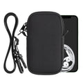 kwmobile Phone Pouch for Smartphones - Phone Bag with Lanyard 15.2 x 8.3 cm Inner Dimensions