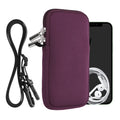 kwmobile Phone Pouch for Smartphones - Phone Bag with Lanyard 15.2 x 8.3 cm Inner Dimensions