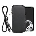kwmobile Phone Pouch for Smartphones - Phone Bag with Lanyard 15.2 x 8.3 cm Inner Dimensions
