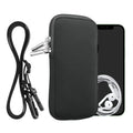 kwmobile Phone Pouch for Smartphones - Phone Bag with Lanyard 15.2 x 8.3 cm Inner Dimensions