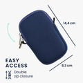 kwmobile Phone Pouch for Smartphones - Phone Bag with Lanyard 15.2 x 8.3 cm Inner Dimensions