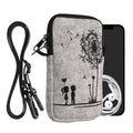 kwmobile Cell Phone Case for Smartphones 6.5" Phone Cover with Chain 16.5 x 8.9 cm Inner Dimensions Don't Touch My Phone