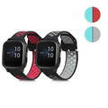 kwmobile 2x Uhrenarmband für Garmin Venu Sq Music / Sq Armband - Fitnesstracker Band Set aus TPU Silikon - Ersatzarmband Smartwatch - Schwarz Grau Schwarz Hellblau Schwarz  [dsg02]