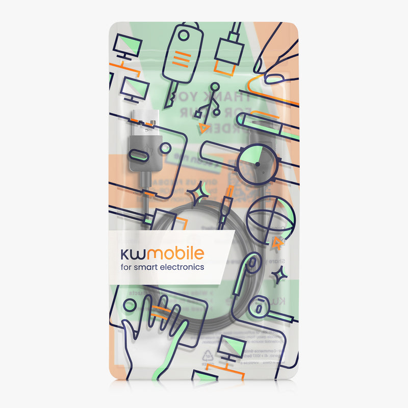 kwmobile compatible with COROS PACE 2 / PACE 3 / APEX / APEX Pro / APEX 2 / VERTIX USB Charging Cable Charger for Smartwatch Fitness Tracker Replacement Cable